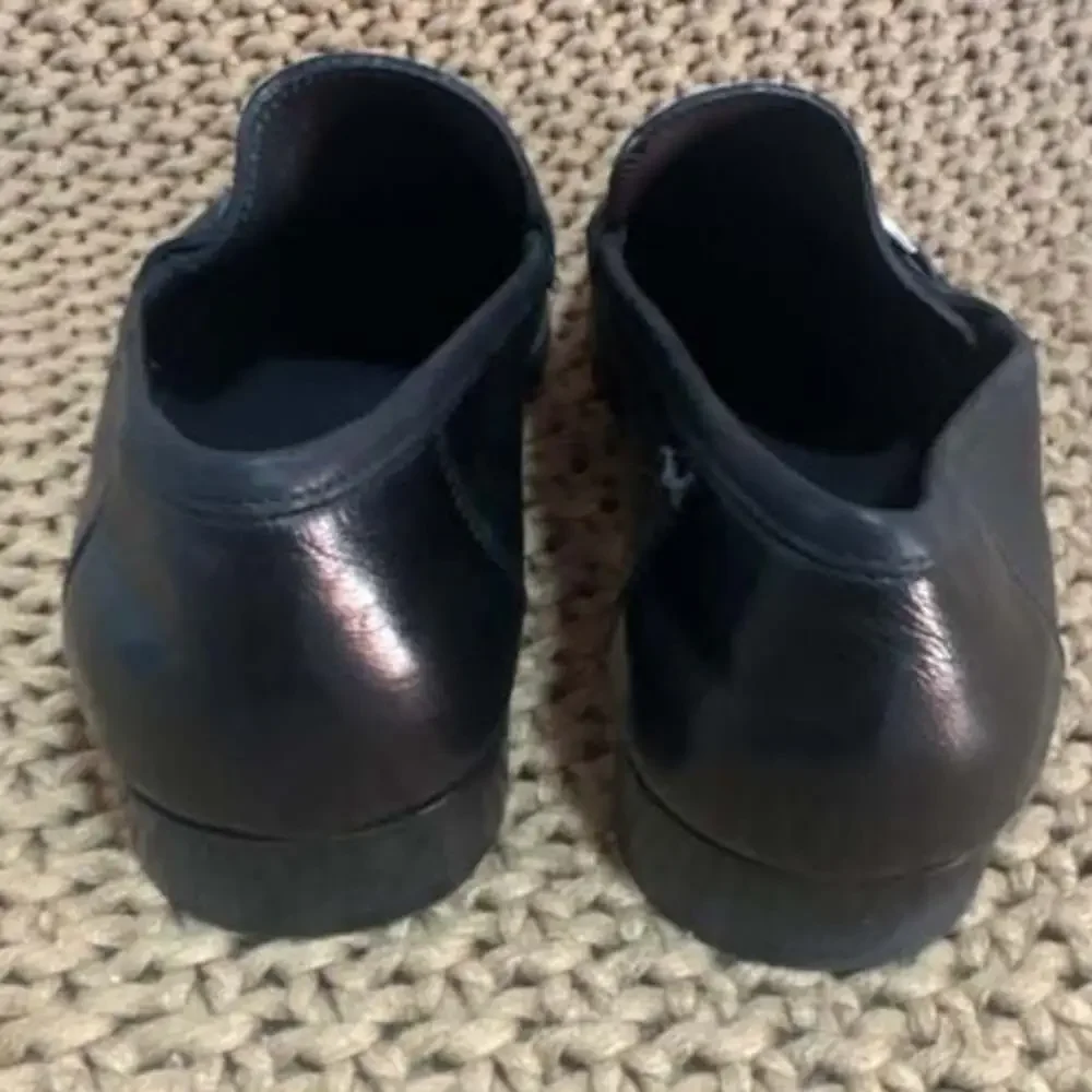 Bruno Magli Townsend Black Leather Horsebit Loafers Dress Shoes